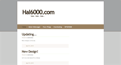Desktop Screenshot of hal6000.com